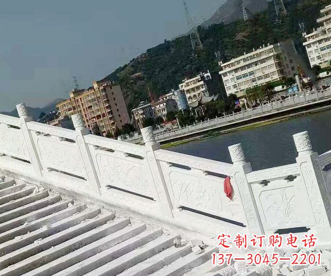 宁波景区汉白玉栏板石雕