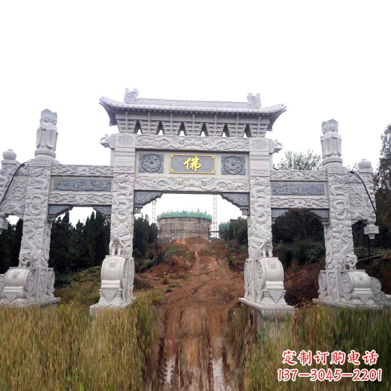 宁波景区入口石牌坊雕塑,为您塑造独一无二的精美雕塑