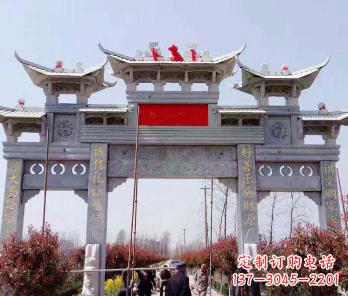 宁波传承经典,尊崇古风:牌坊石雕