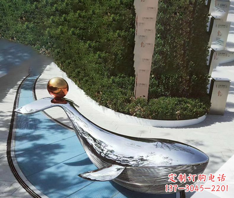 宁波镜面不锈钢海豚,一种质感的诠释