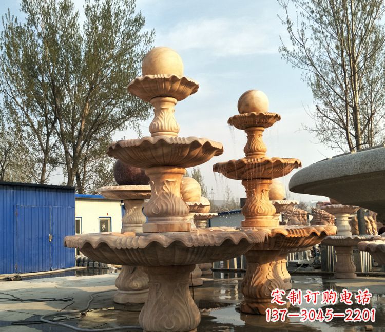 宁波九龙戏珠石雕喷泉
