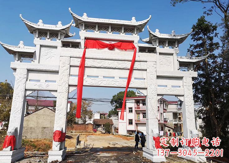 宁波九襄石雕牌坊