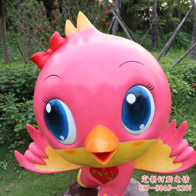 宁波中领雕塑精致玻璃鸽子雕塑