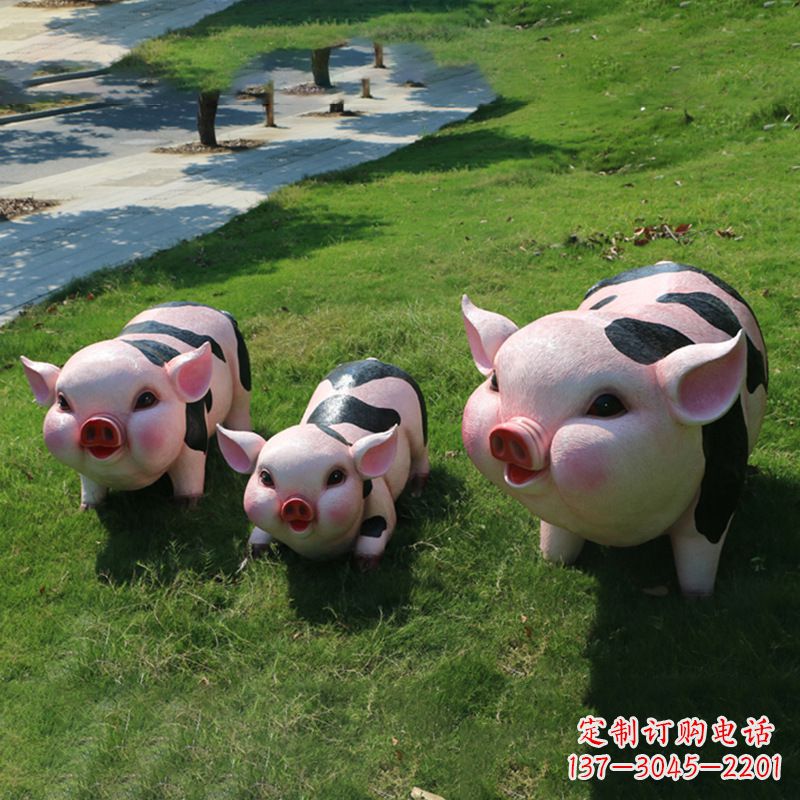 宁波全新卡通猪雕塑,为您的家居装饰带来活力