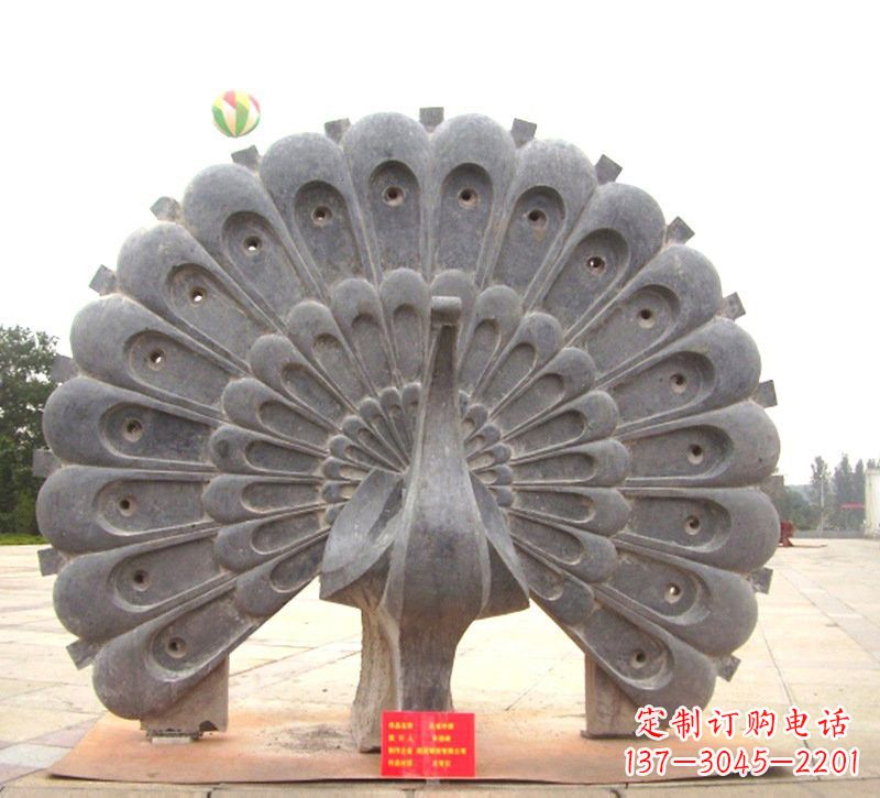宁波开屏孔雀石雕