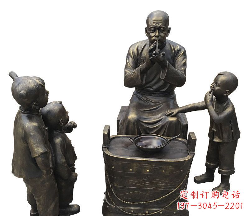 宁波尊贵的儿童铜雕糖人