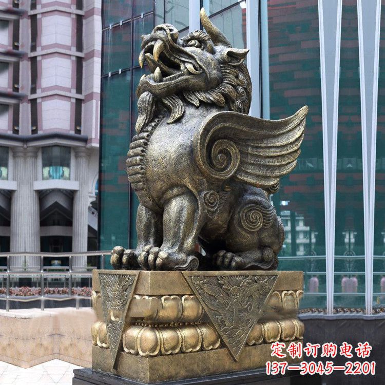 宁波享受艺术的迷人之美:貔貅铜雕