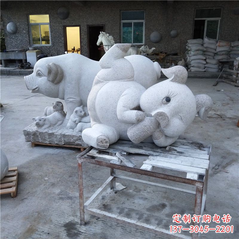 宁波精致大理石动物雕塑