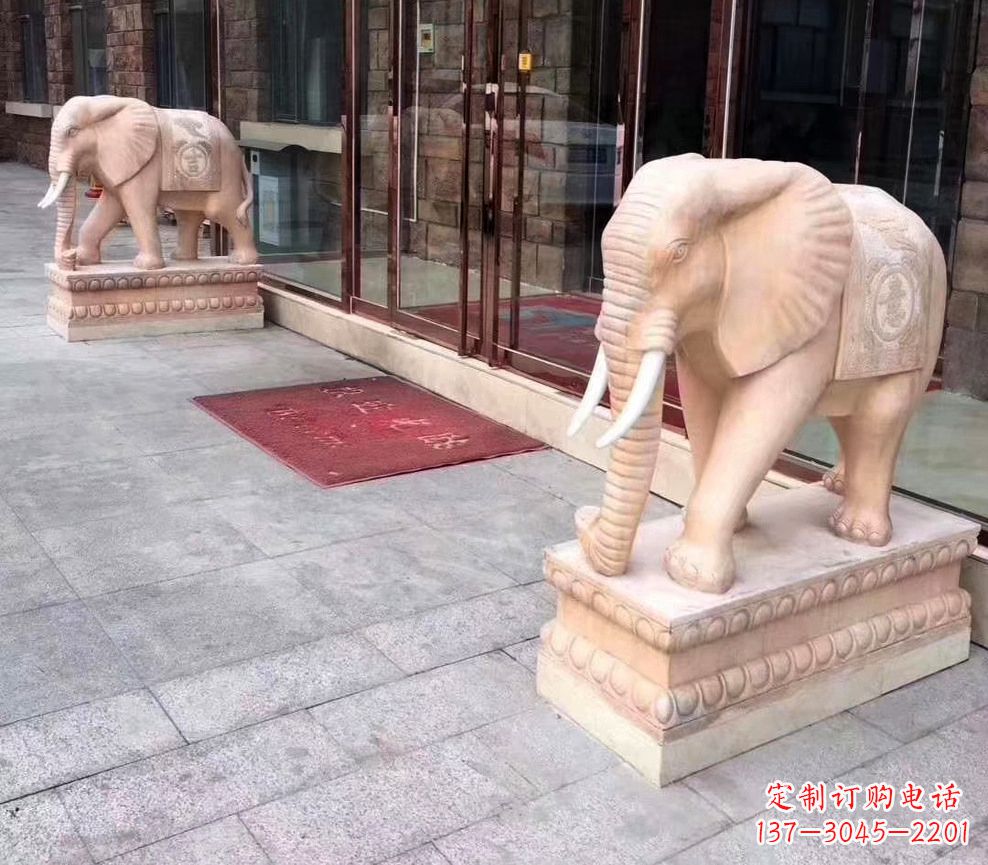 宁波中领雕塑--精美大象雕塑
