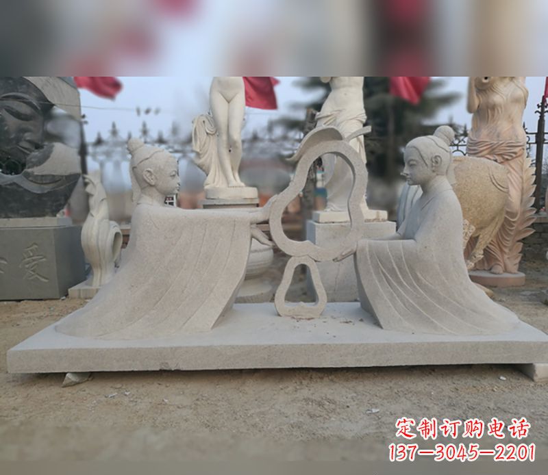 宁波选择传统工艺,重现古代大臣孔融的精致雕塑