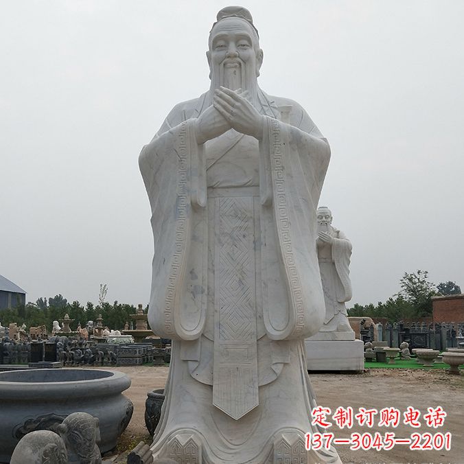 宁波孔子玻璃钢雕塑