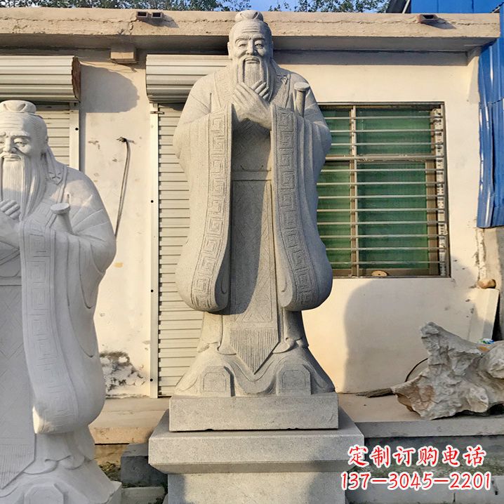 宁波孔子砂岩浮雕