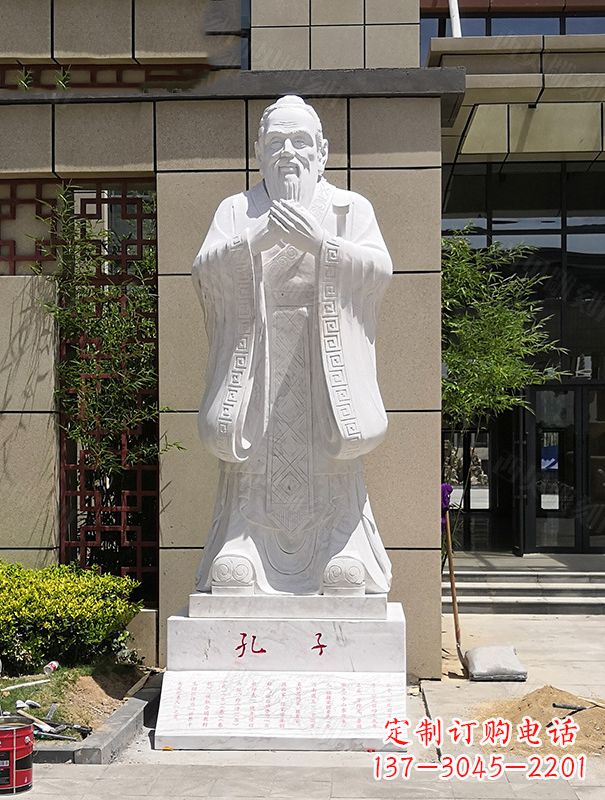 宁波青史留香,经典孔子雕像