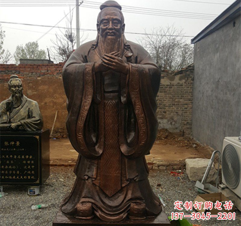 宁波孔子铜雕222