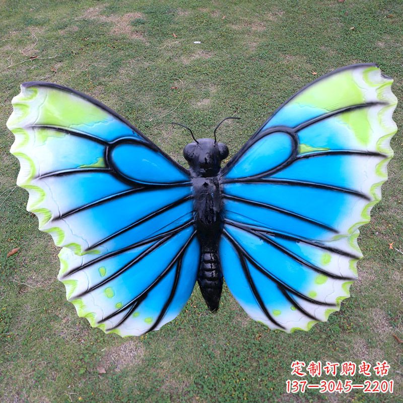 宁波全新设计的蝴蝶雕塑仿真摆件