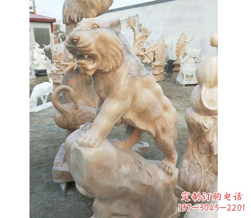 宁波老虎石雕公园十二生肖动物