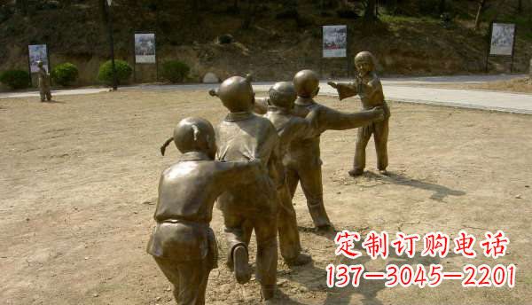 宁波珍贵传统,中领雕塑老鹰抓小鸡铜雕