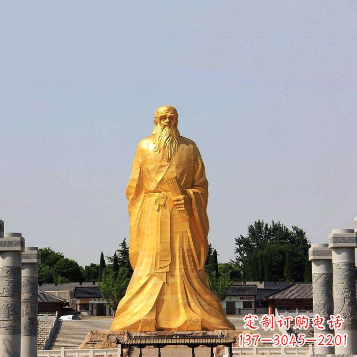 宁波老子雕像一个手指