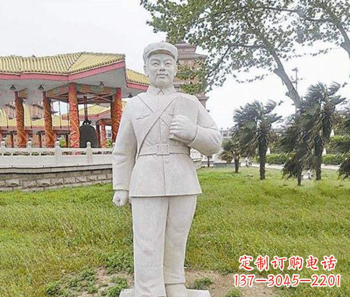 宁波雷锋校园名人石雕
