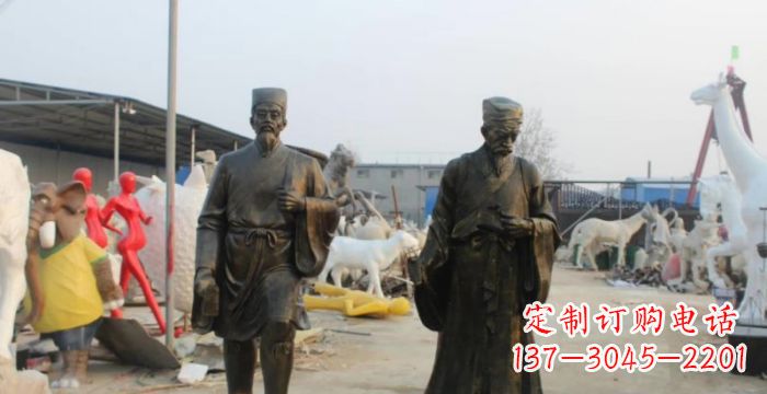 宁波复兴古艺,海归精品—李时珍铜雕