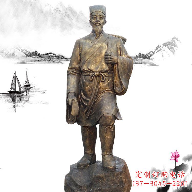 宁波精美李时珍雕塑,为您的生活增添更多艺术色彩