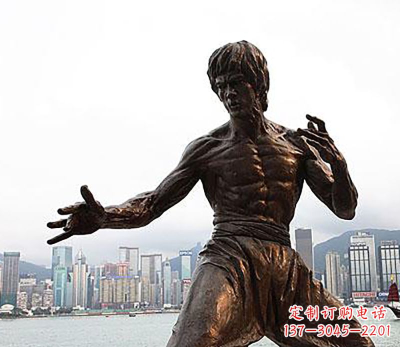 宁波李小龙铜雕，为您展现明星的精彩！