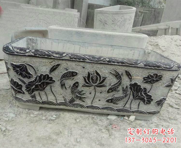 宁波浮雕仿古式水缸雕塑,令人惊艳