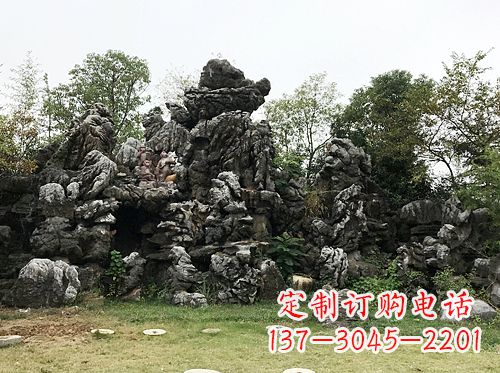 宁波灵璧出品的山水雕塑