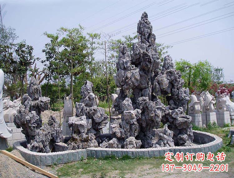 宁波用心雕刻,灵璧石奇石假山雕塑
