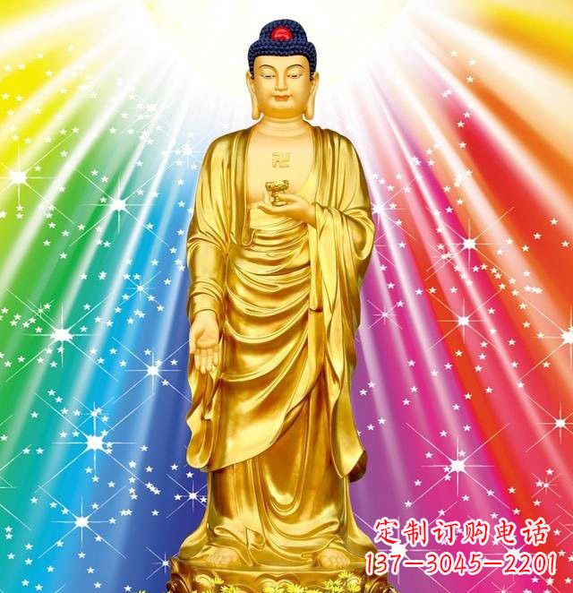 宁波中领雕塑推出的鎏金如来神佛铜雕,专为仪式…