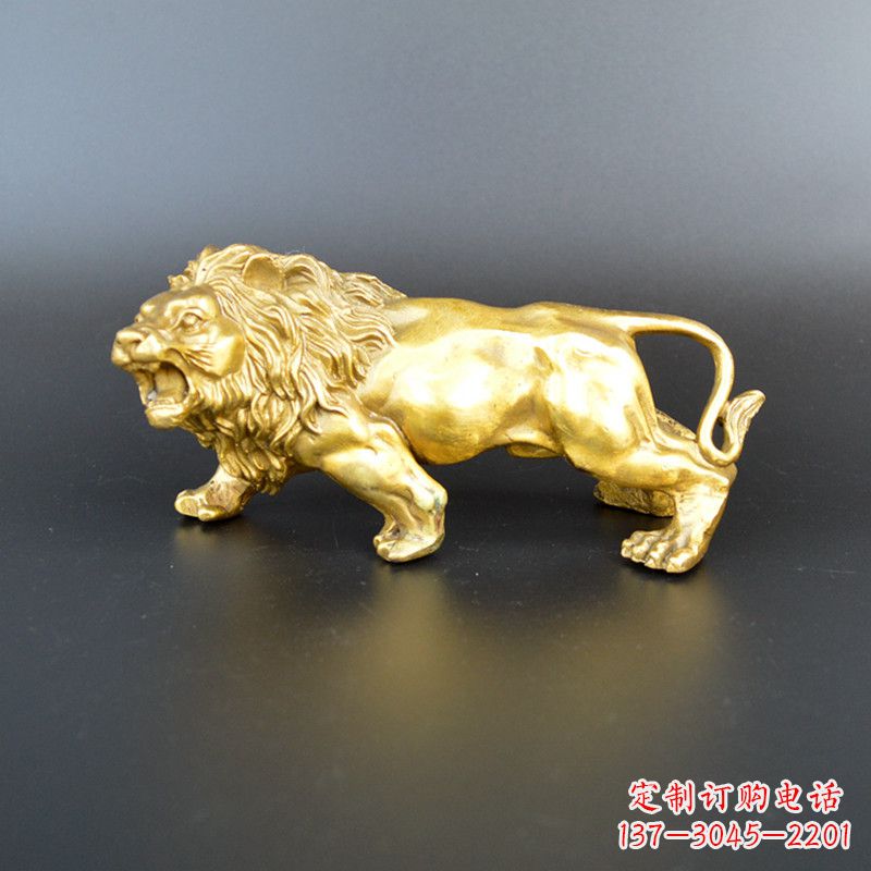 宁波鎏金西洋狮子雕塑