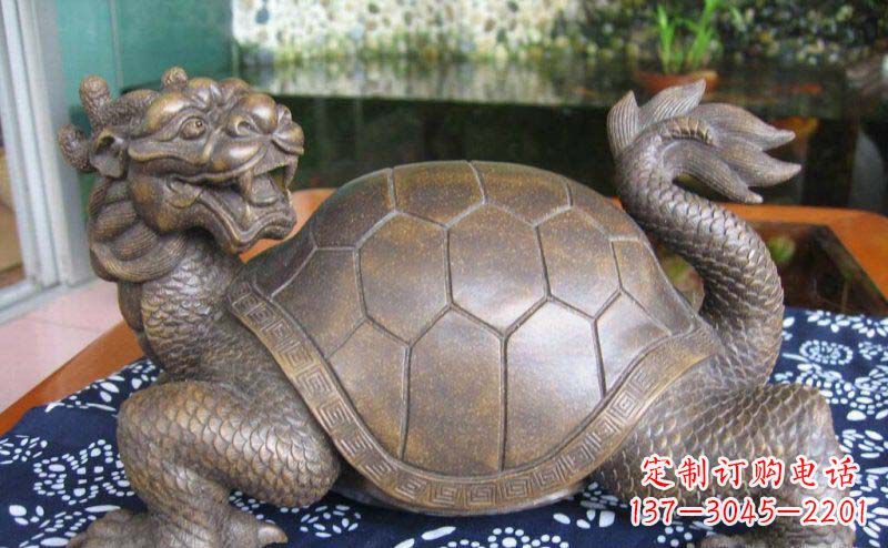 宁波龙龟古代神兽铜雕