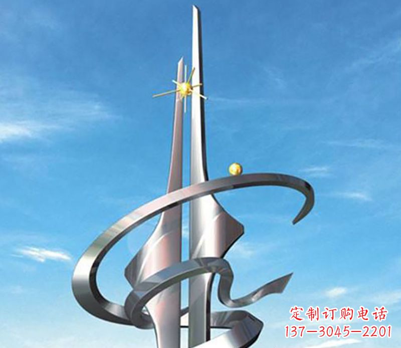 宁波螺旋飘带广场雕塑