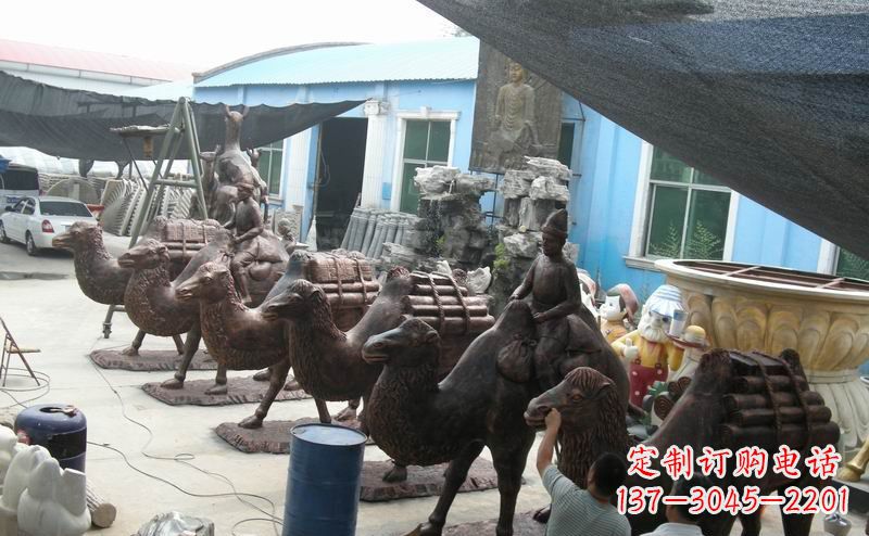 宁波骆驼公园动物铜雕魅力无限