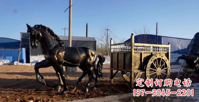 宁波华丽复古，名车贵族，精美马车雕塑