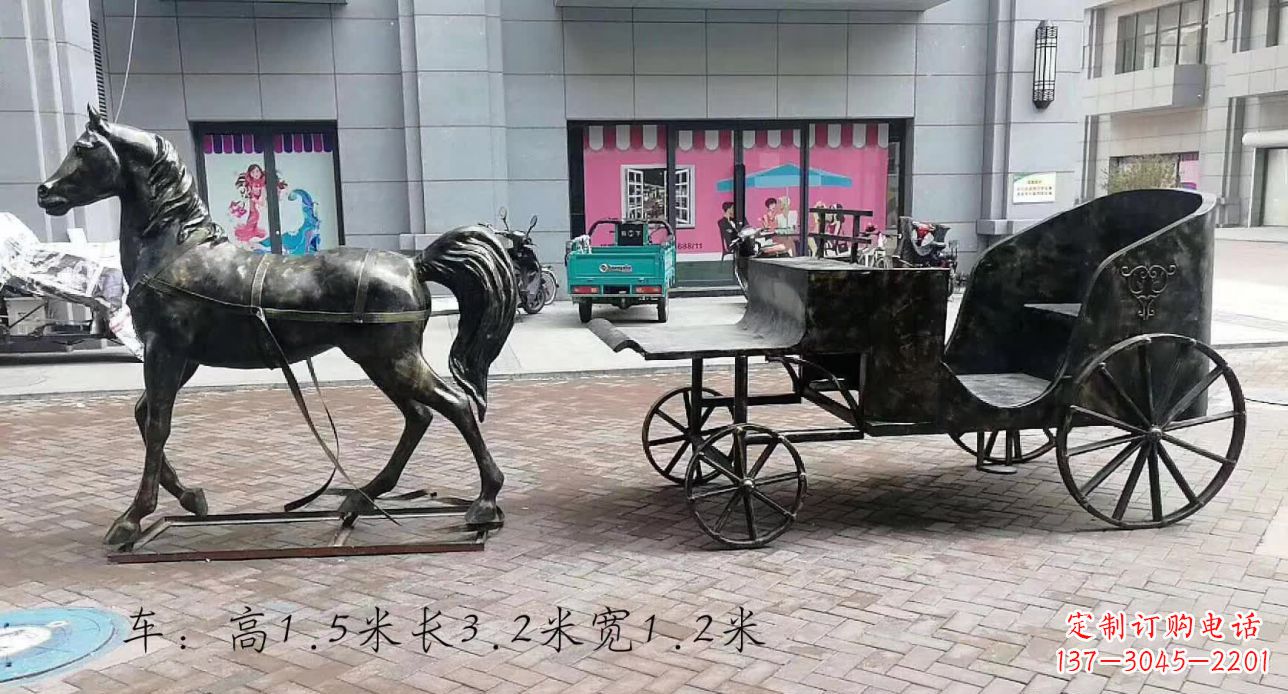 宁波古典马车雕塑,精致传承礼仪之魂
