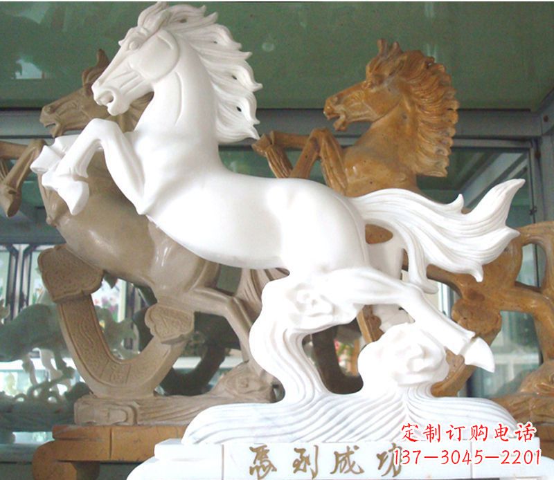 宁波马到成功景观石雕