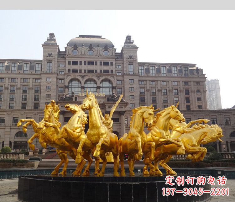 宁波马动物铜雕,令您流连忘返