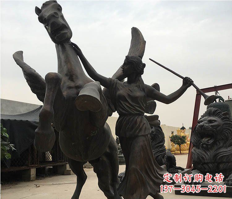 宁波精美马动物铜雕摆件