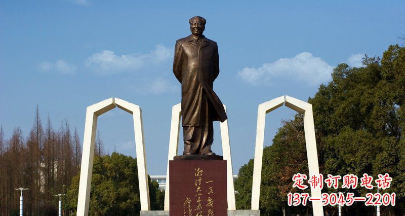 宁波纪念性毛主席铜雕,您的精致礼物