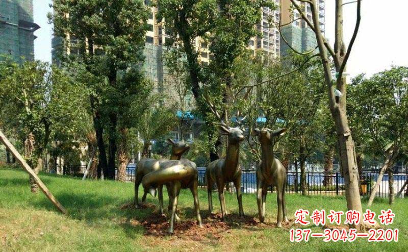 宁波青铜雕刻的梅花鹿,给您的生活带来另一种美感