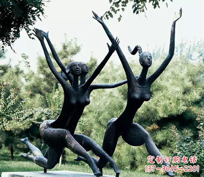 宁波精美美女铜雕——绽放出精灵般的美丽