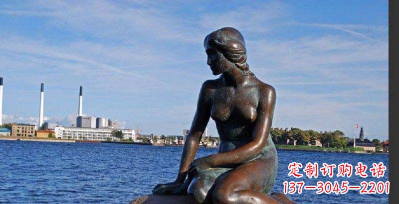 宁波欣赏优雅妩媚的美人鱼铜雕