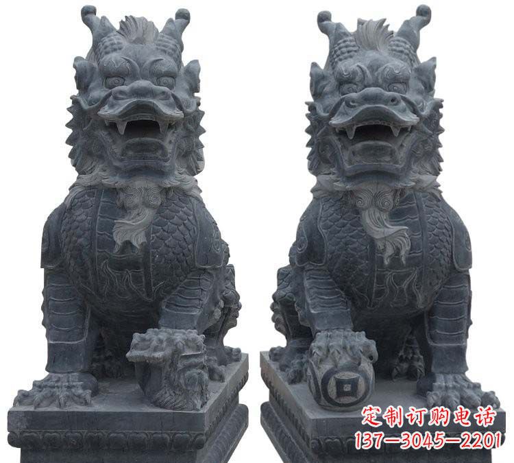 宁波传统文化精灵--石雕麒麟