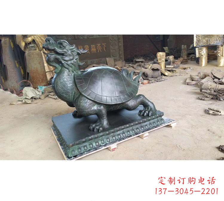 宁波青铜古风龙雕塑,精致外形美轮美奂