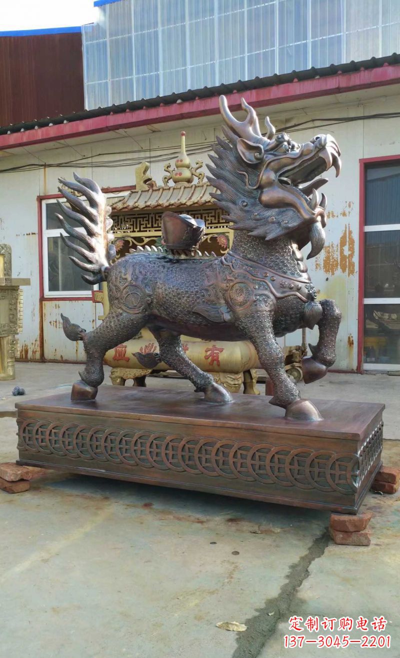 宁波精美雕刻,麒麟雕塑惊艳你的家