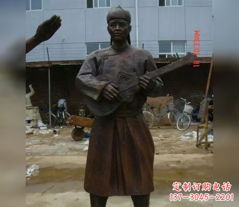 宁波传承蒙古族传统,让男人雕塑回到公园