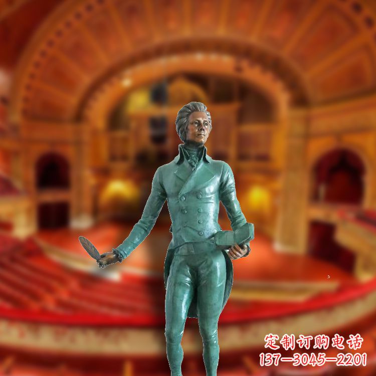 宁波莫扎特彩绘雕塑