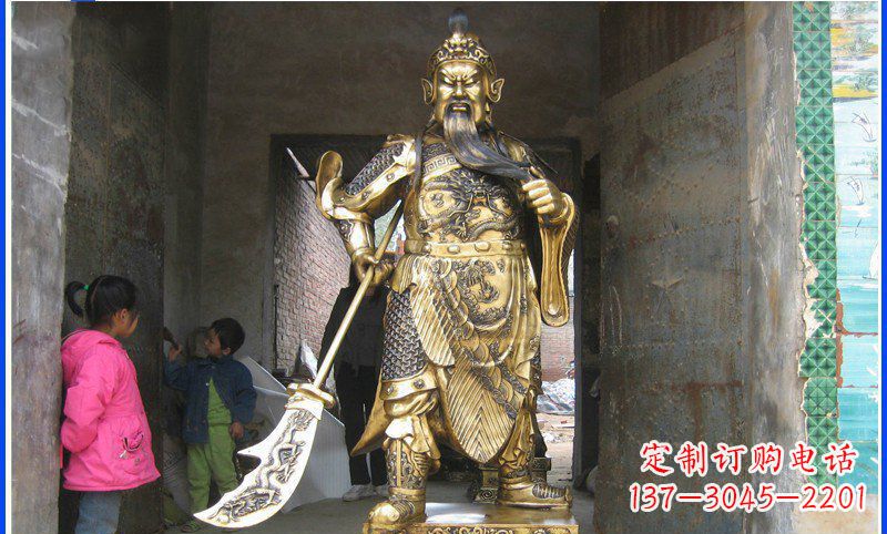 宁波铸魂关公雕塑,让古老传说继续传承