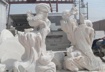 宁波中领雕塑，打造古典唯美的汉白玉公鸡雕塑